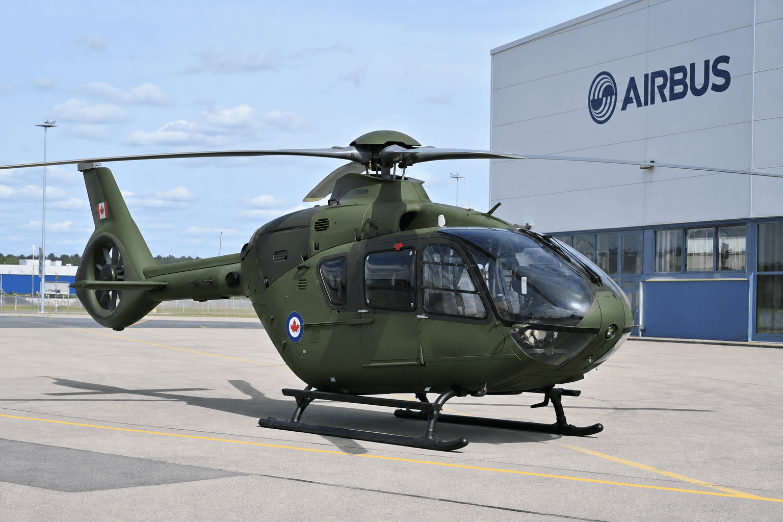 Canada's Royal Canadian Air Force Receives First Airbus H135 CT-153 Juno Trainer Helicopter