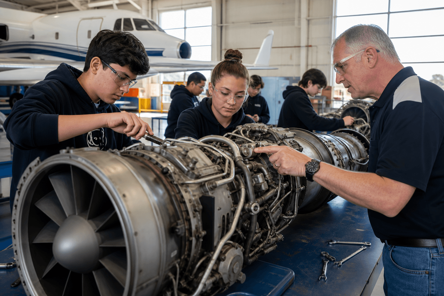AOPA Foundation to launch high school aviation maintenance curriculum by 2028
