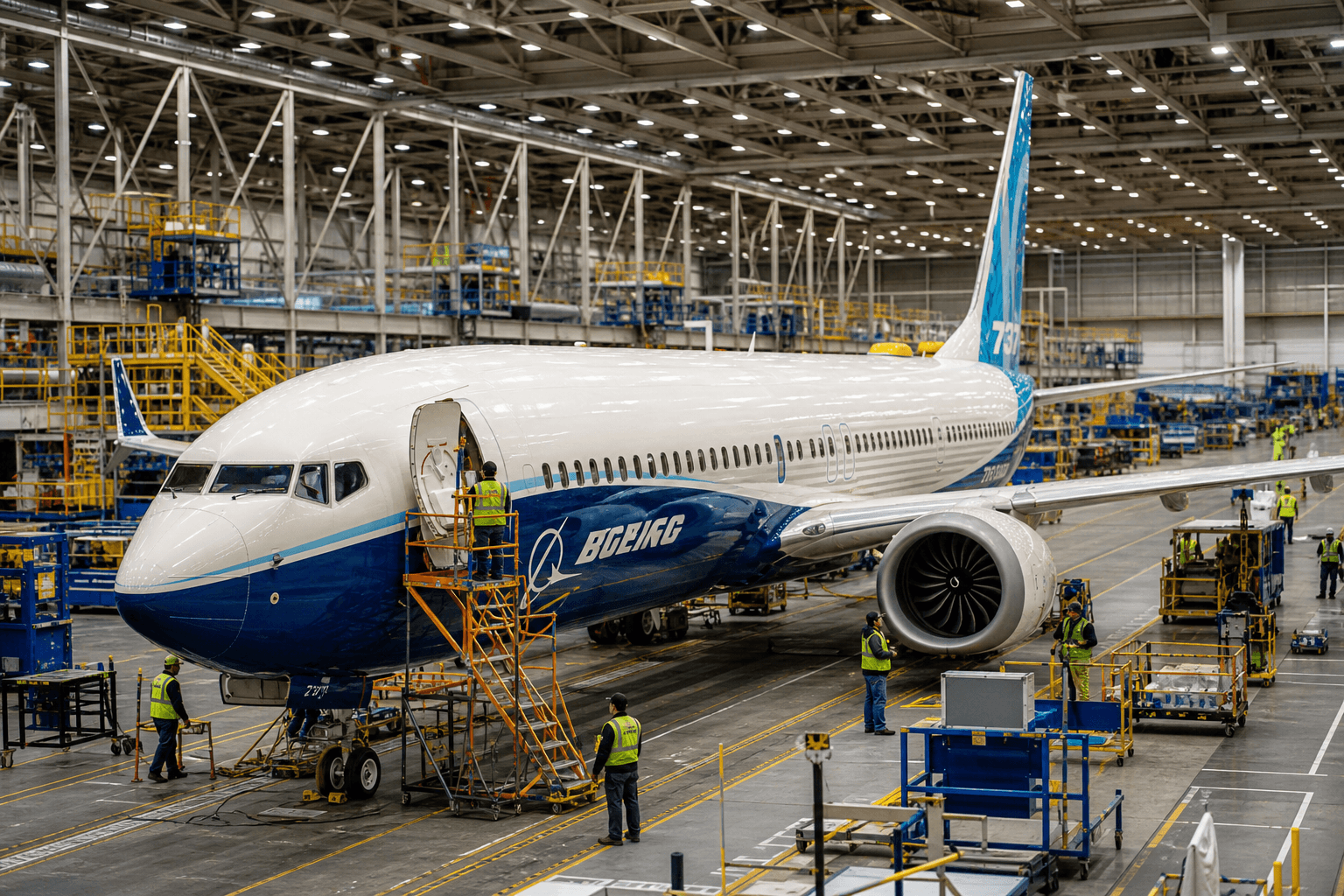 Boeing launches fourth 737 MAX final assembly line at Everett facility