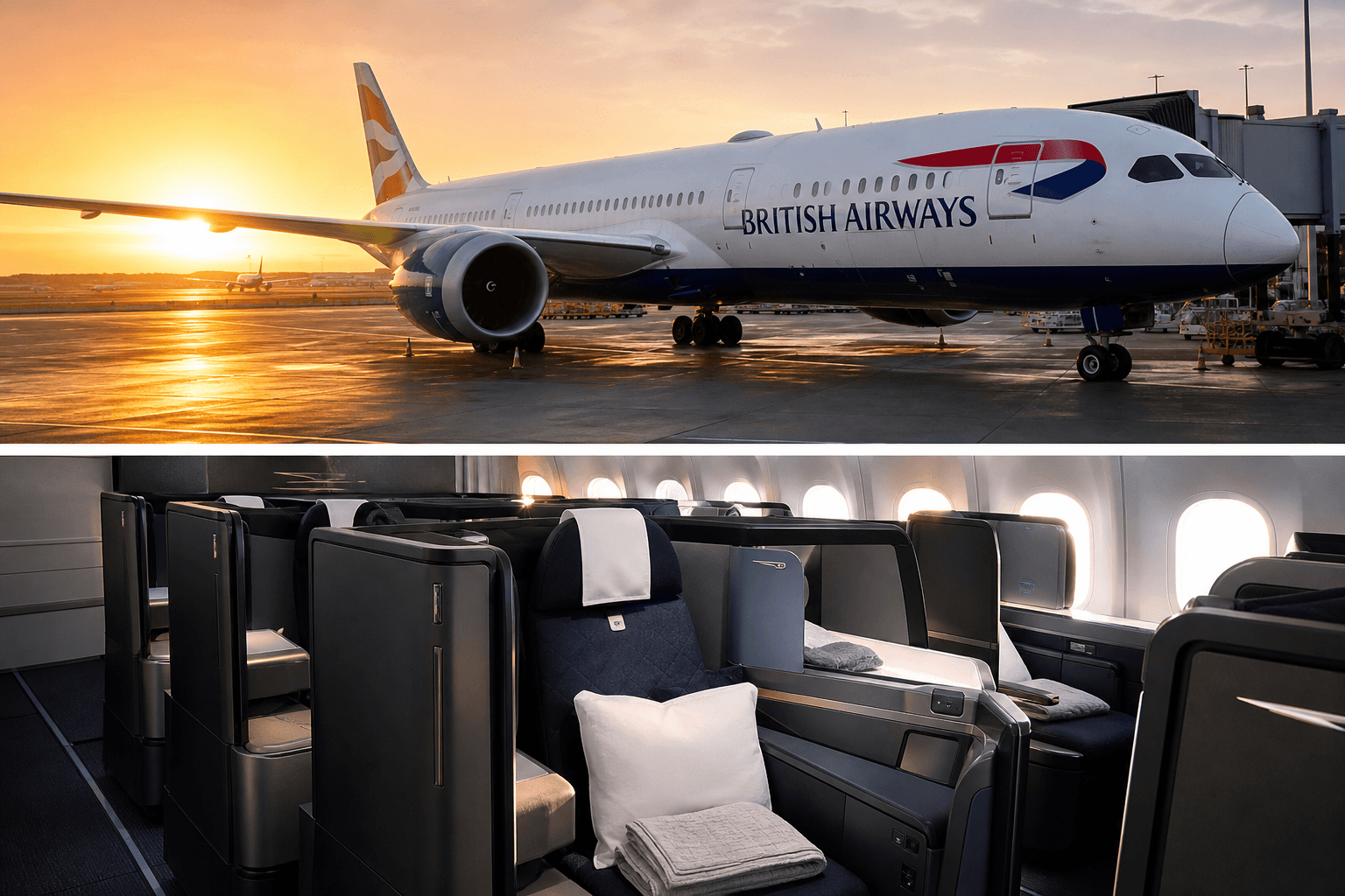 British Airways Club Suite Business Class, London Heathrow to New York JFK