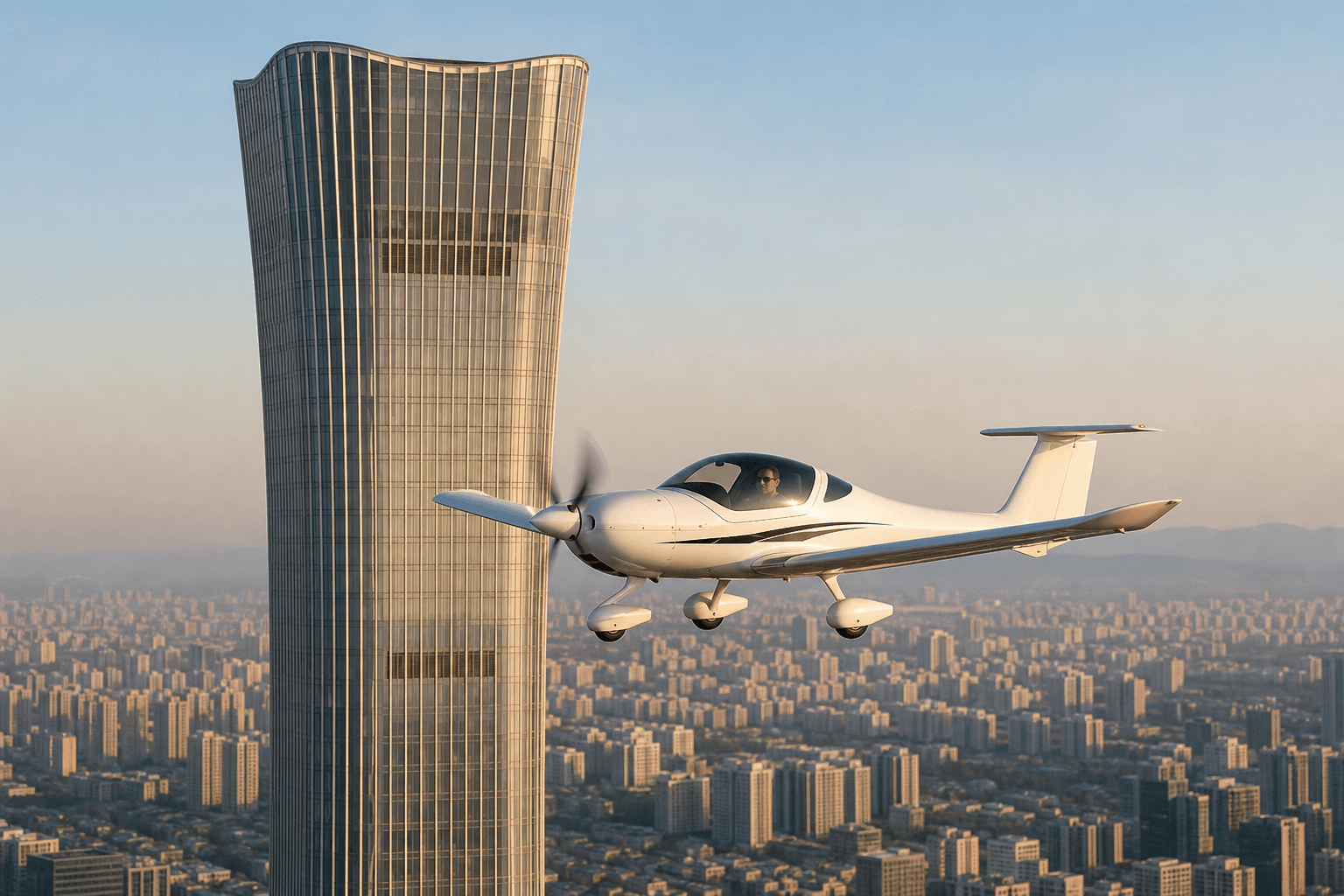 Chinese officials say Beijing tower plane crash was intentional
