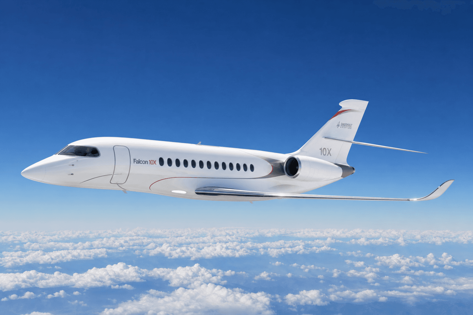 Dassault Falcon 10X Takes to the Skies for Maiden Flight Launching Flight Tests