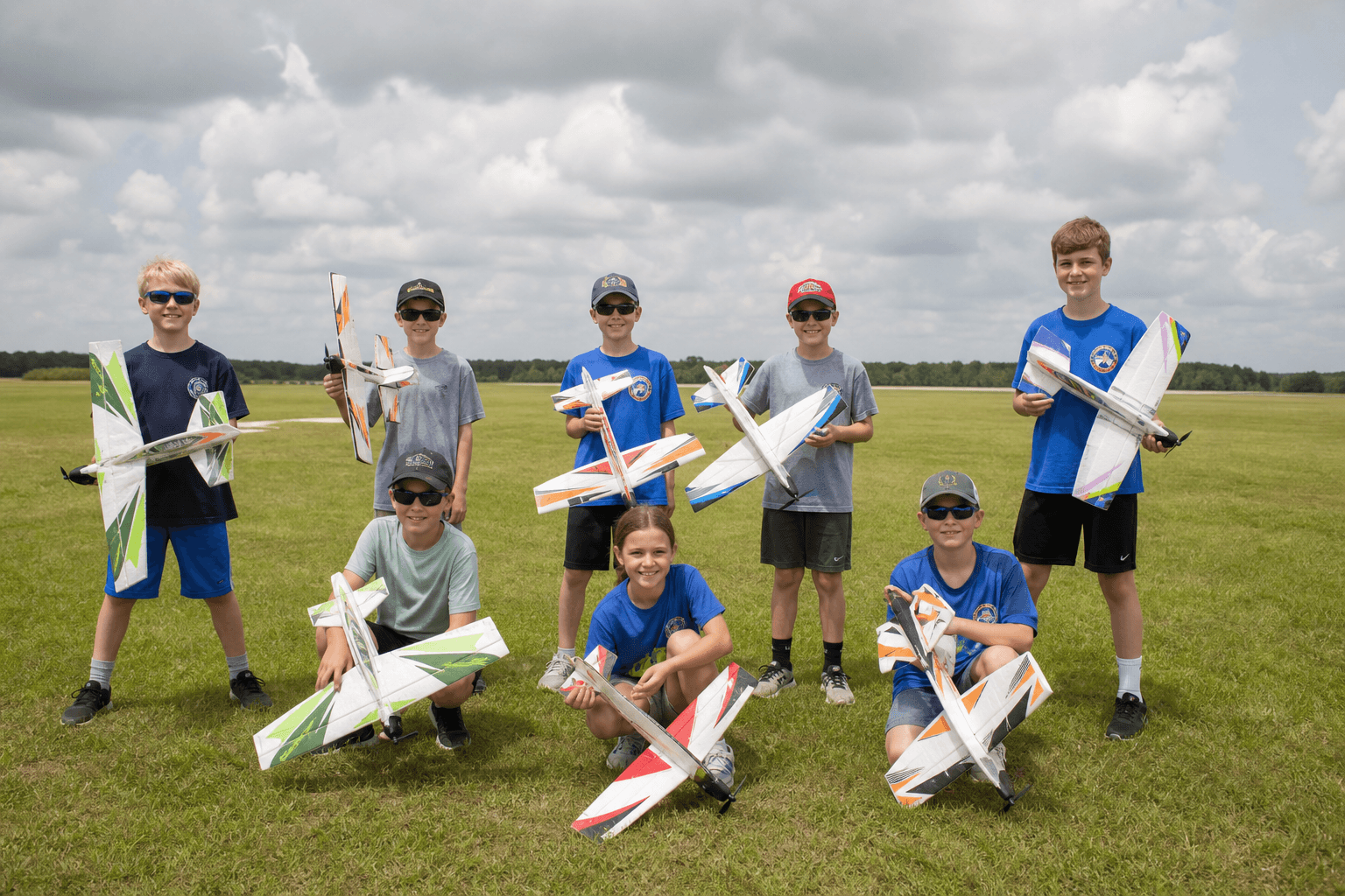 EAA and AMA Teams Complete Successful Young Eagles Build and Fly Camp with Full Flight Success
