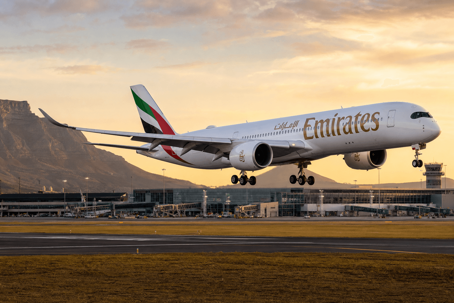 Emirates enhances Dubai-Cape Town link with third daily Airbus A350 service