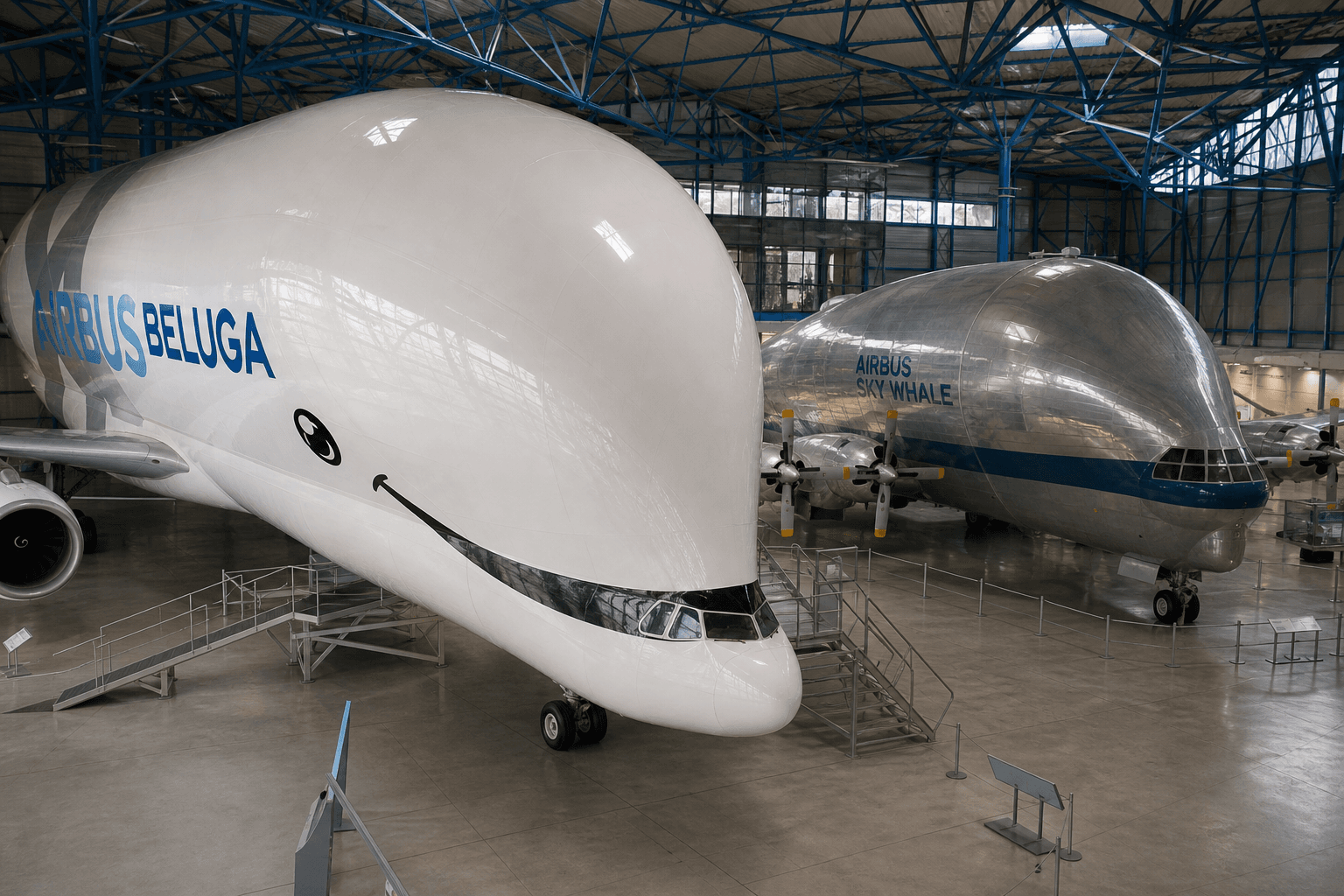 Airbus Beluga ST Retires to Toulouse Museum Next to Super Guppy It Replaced