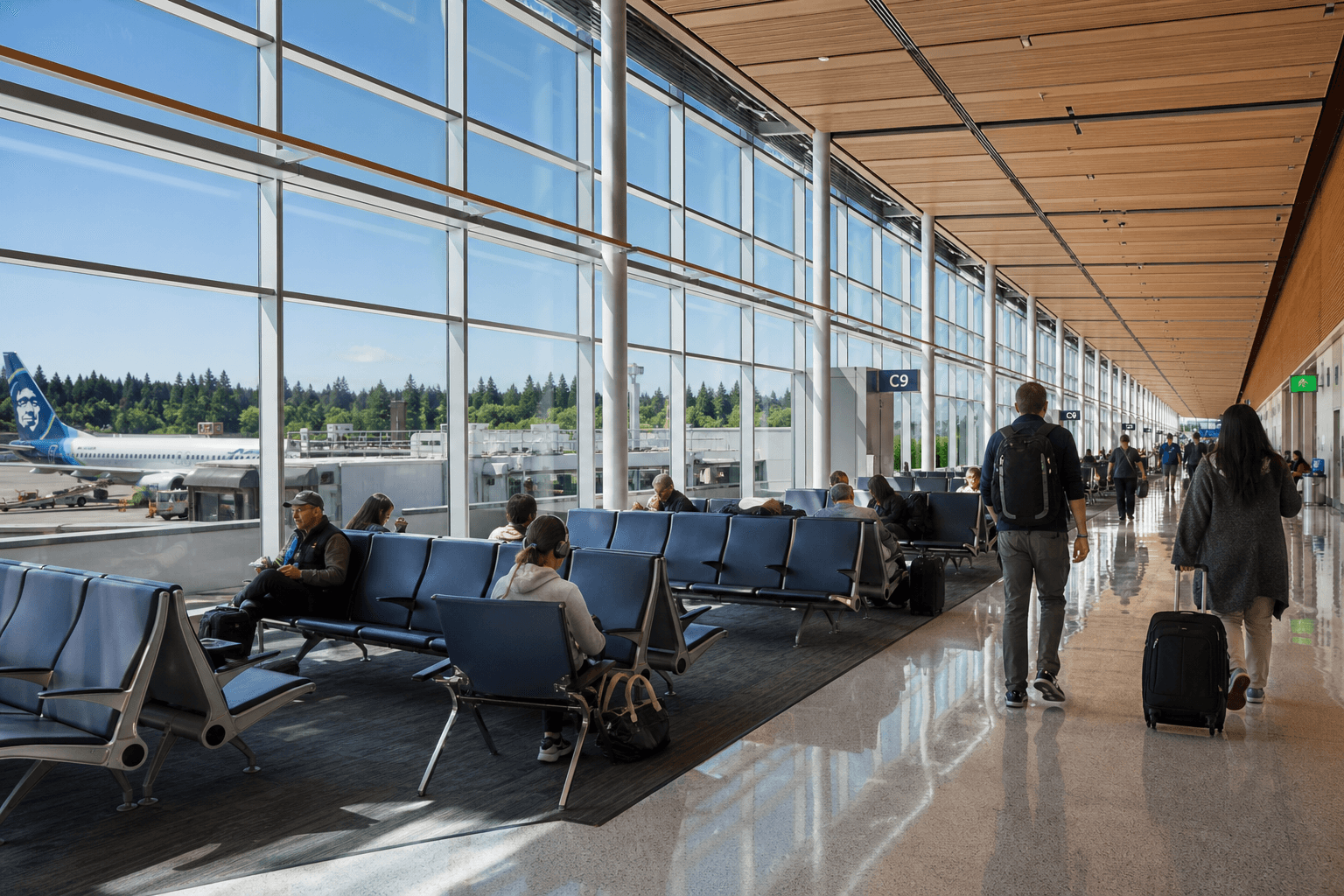 Seattle-Tacoma International Airport Opens $399M Expansion of C Concourse