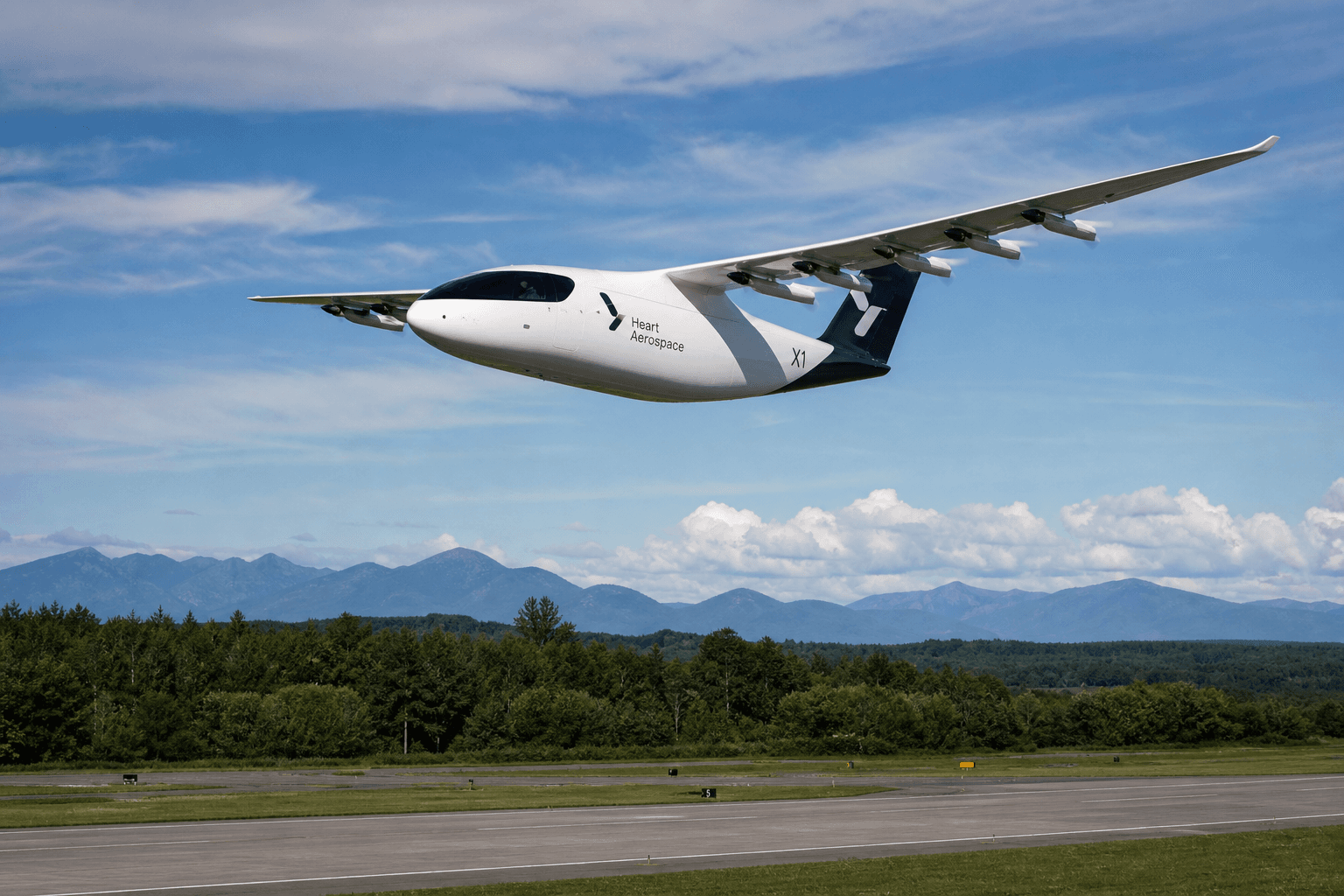 Heart Aerospace's X1 completes first-ever flight as largest battery-electric airplane