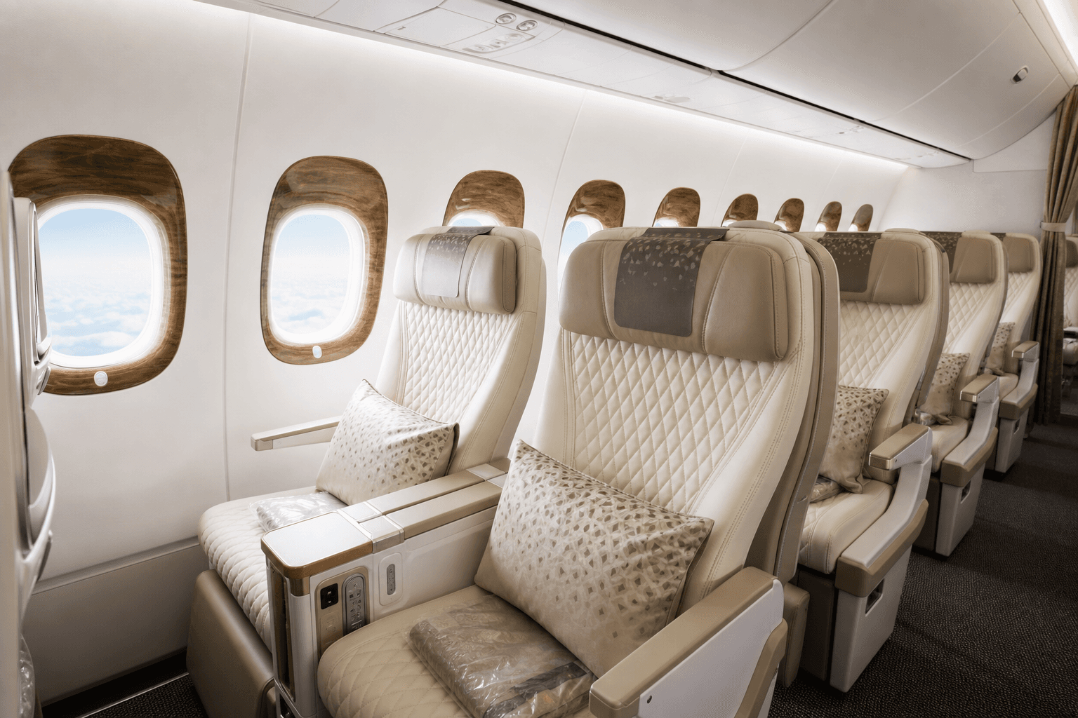 Here's What Emirates' 56-Seat Premium Economy Cabin Offers That Singapore Airlines Structurally Cannot Match