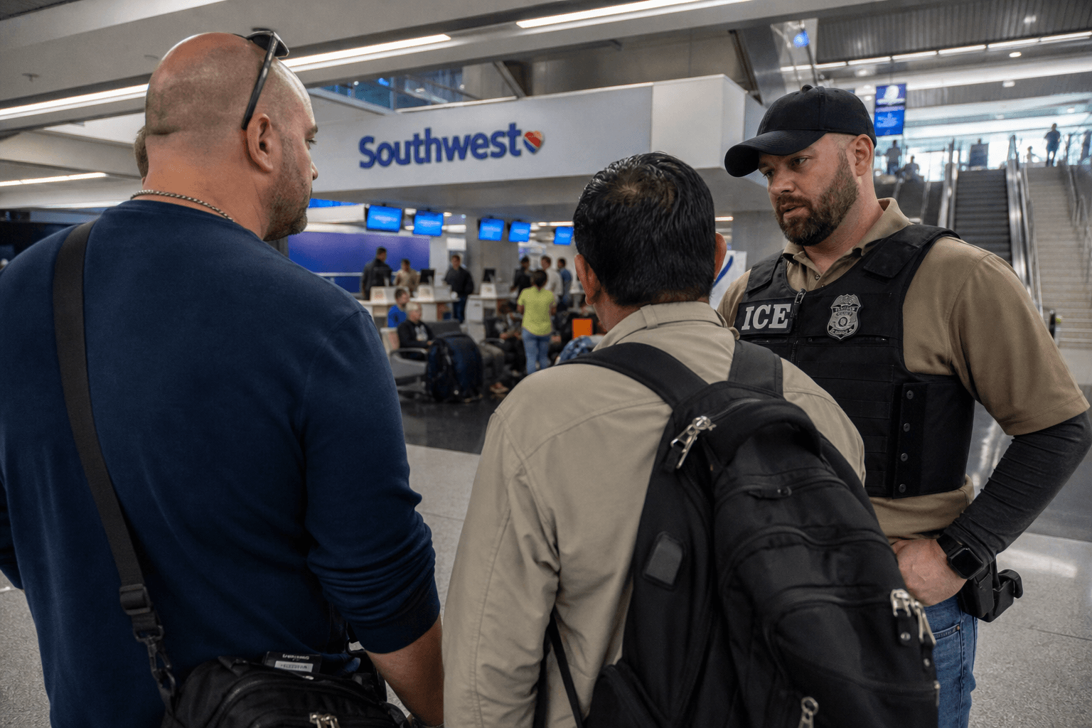 ICE Agents Abandon Elderly Traveler Partially Handcuffed at Las Vegas Airport