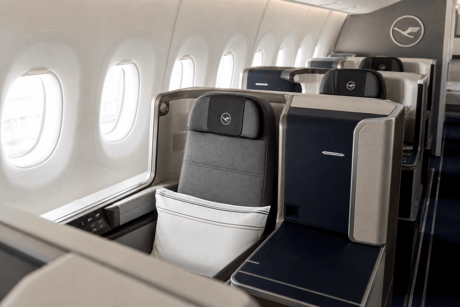 Inside The 1st Airline Cabin Where Elite Flyers Must Pay Extra To Sit By A Window