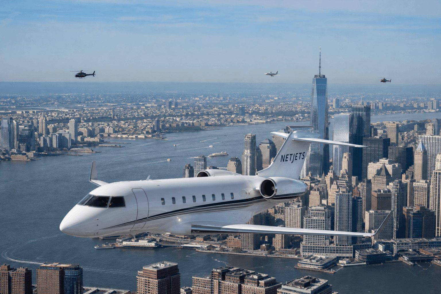 NetJets Pilots Report Close Encounter With Large Silver Object Over New York Airspace