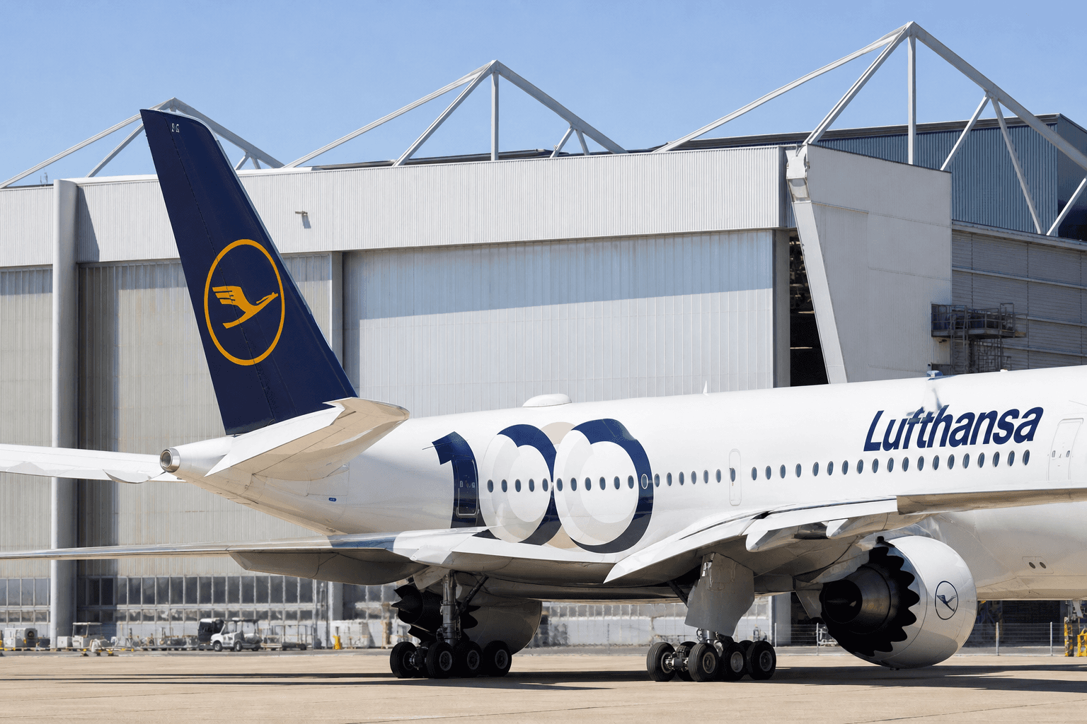 Lufthansa's First Airbus A350-1000 Debuts in Special 100th Anniversary Livery