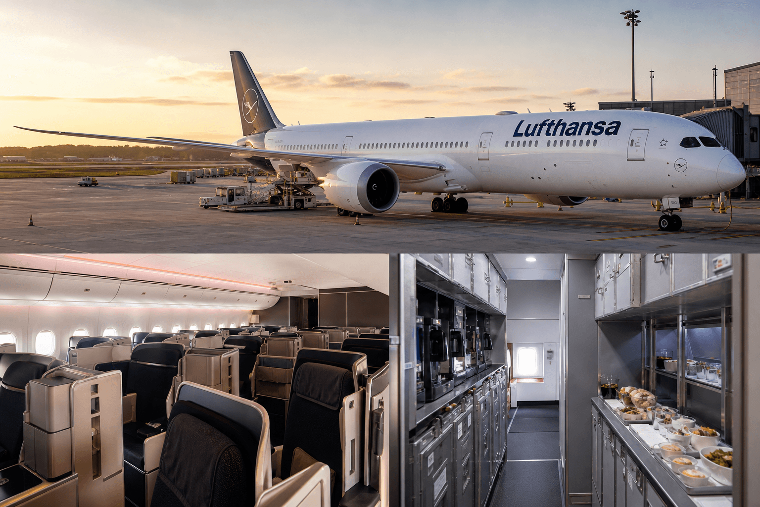 Lufthansa Locks Business Class Lavatory During Meal Service for Catering Space