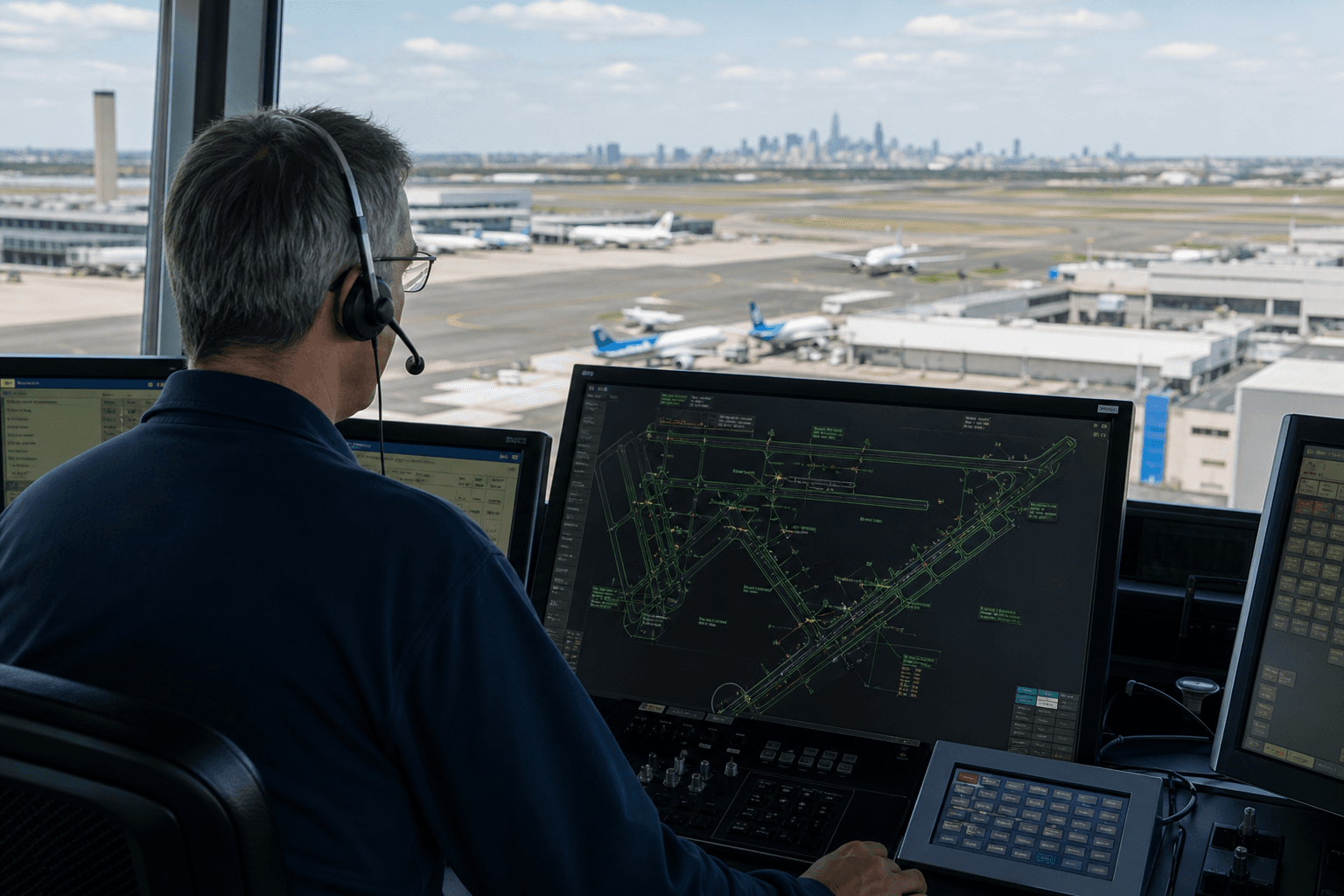 New Radar at Newark Debuts as DOT Seeks $10B More for Air Traffic Control Upgrades