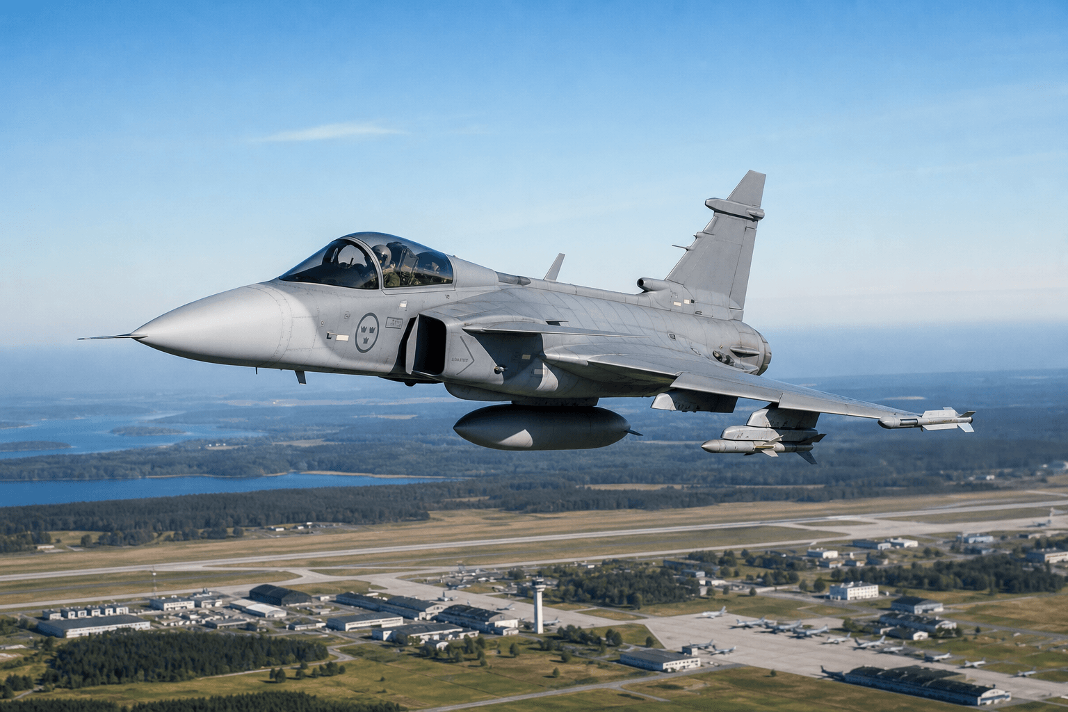Saab signs firm order for 16 Gripen E fighters bound for Ukraine