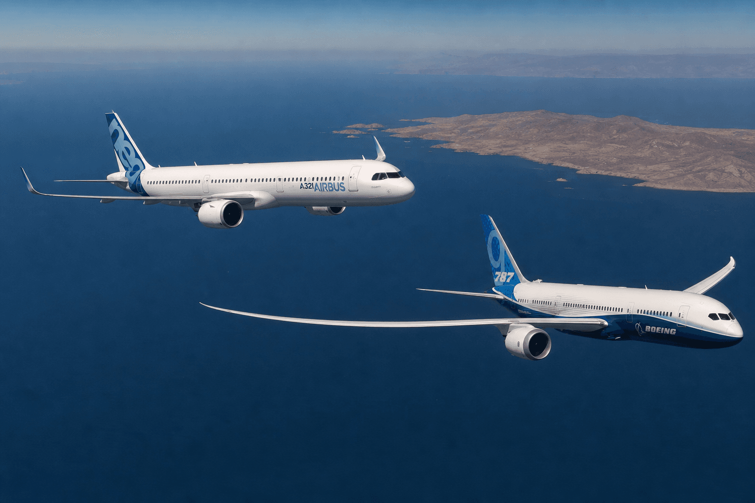 Iberia A321XLR and Air Europa 787 narrowly avoid collision over Western Sahara airspace