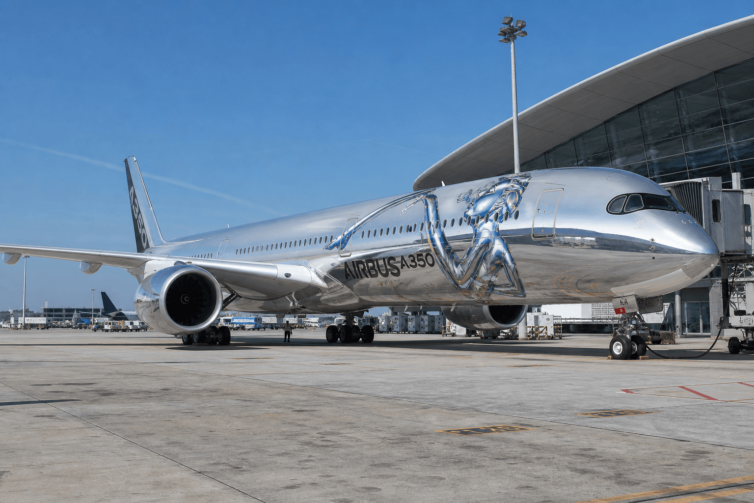 Starlux Airlines receives eye-catching “Silver Airsorayama” A350-1000