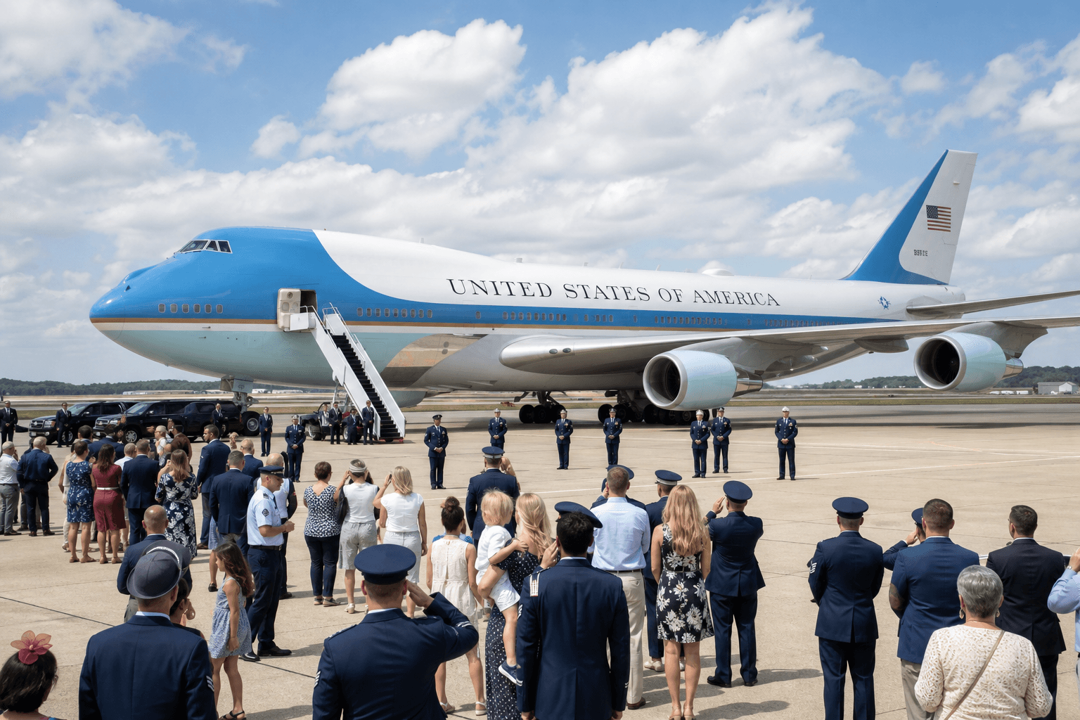 Trump switches from new VC-25B Air Force One mid-trip amid security concerns