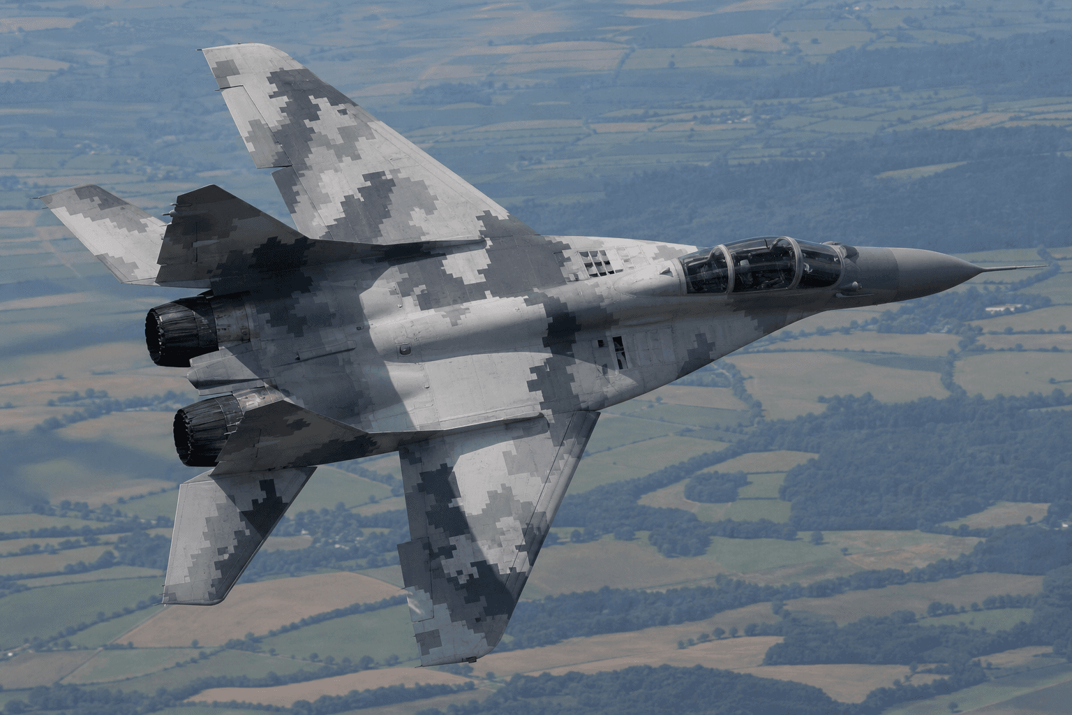 Ukrainian MiG-29 fighter destroyed after catching fire during missile launch