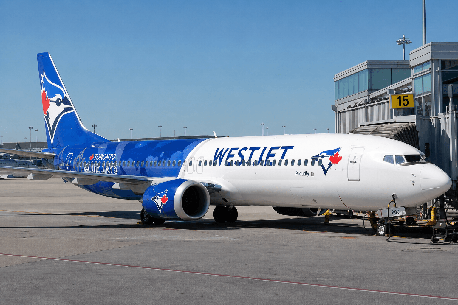 WestJet debuts Toronto Blue Jays-themed Boeing 737 MAX 8 to mark partnership renewal