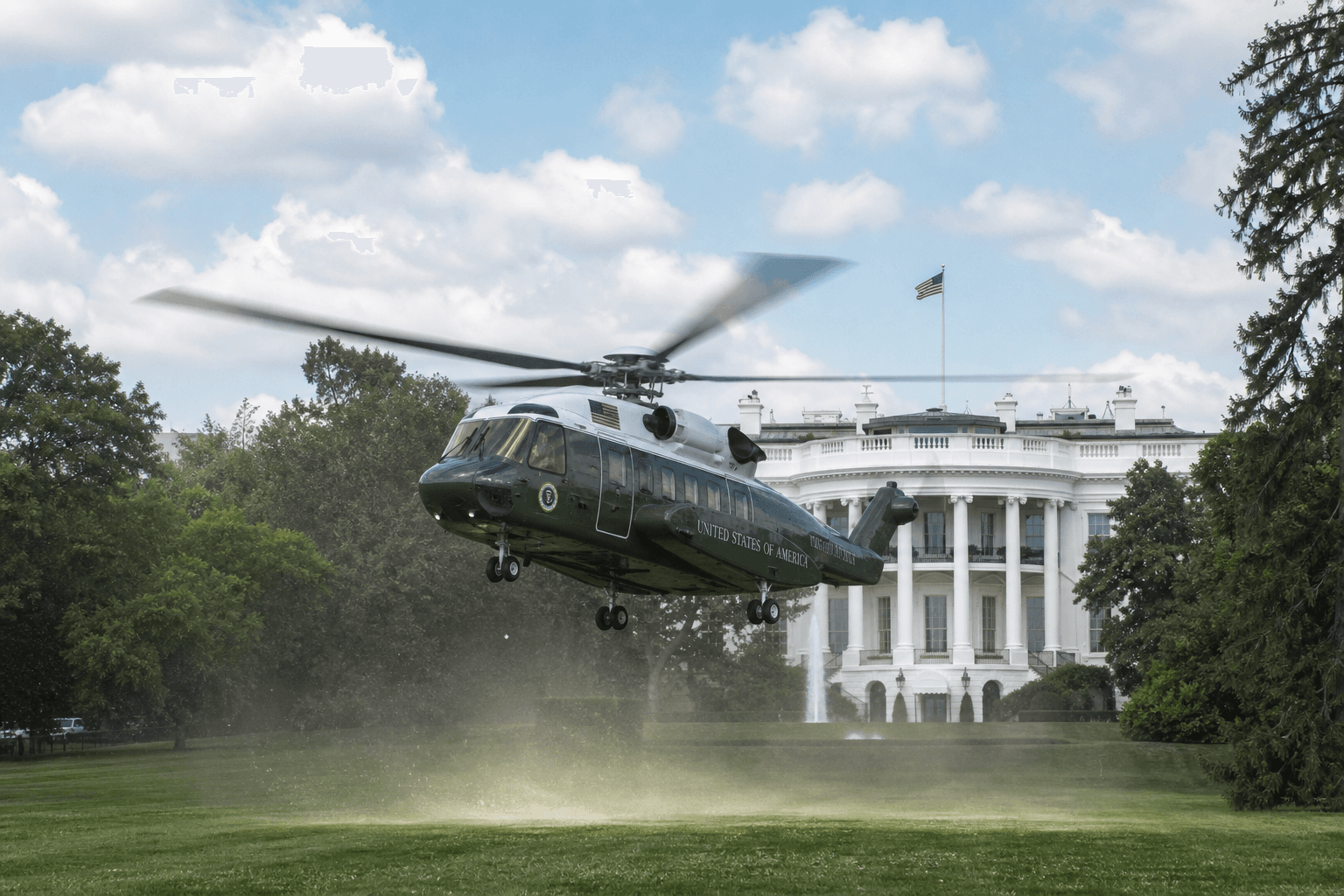 White House Helipad is Trump’s Latest Construction Project