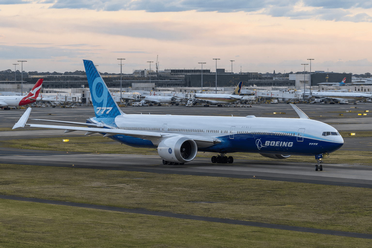 Sydney Airport's Tight Space Requires Boeing 777X to Fold Wings at Gates