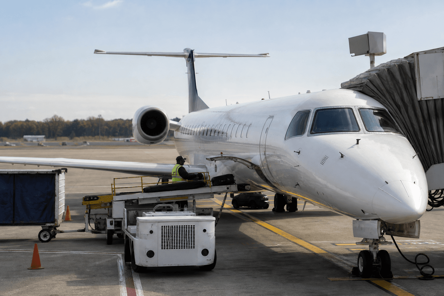 United Airlines Loads Sandbags on ERJ145 for Weight and Balance on One-Passenger Flight