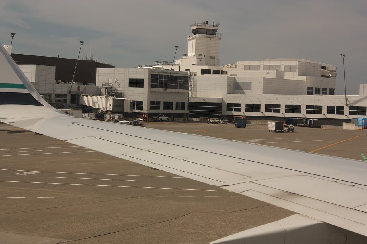 Seattle-Tacoma International Airport S Concourse undergoing renovation planning with aircraft at gates